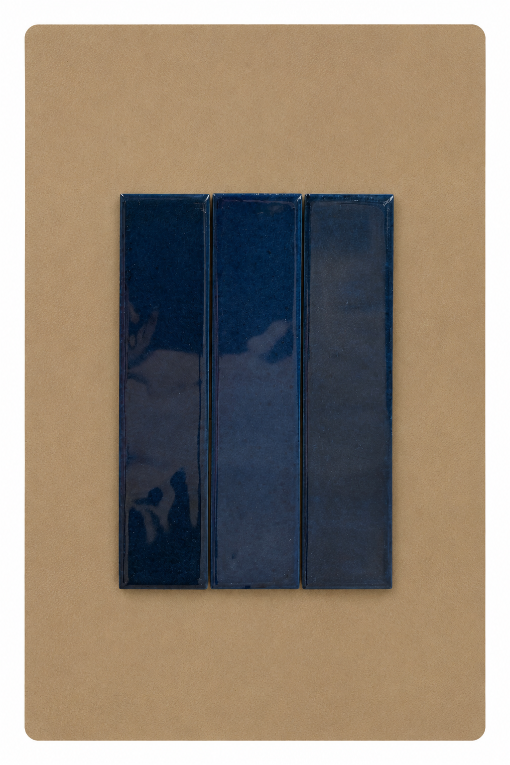 Home Navy Brick | 2.5"X10"