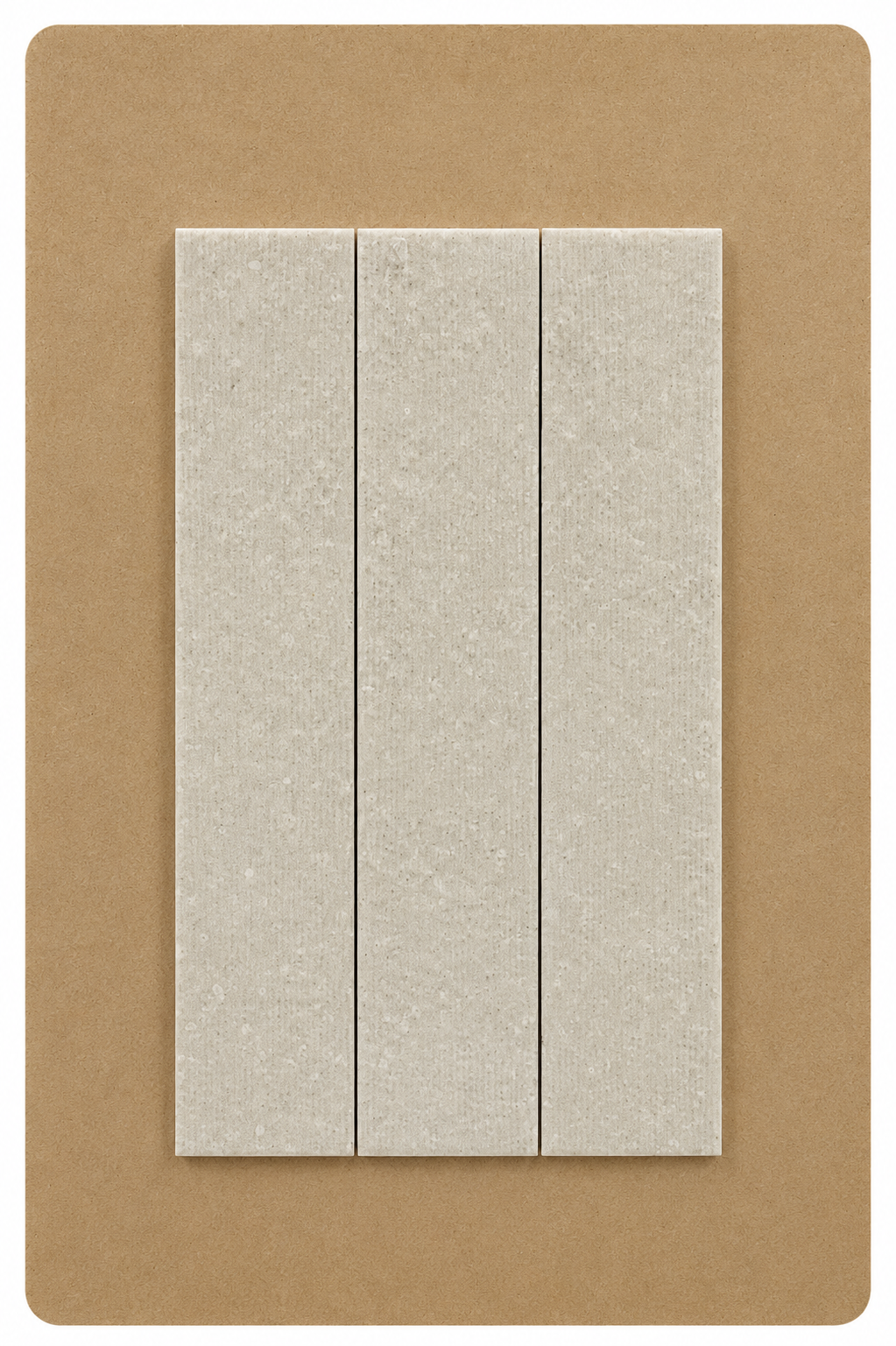 Trace White Brushed | 2.5"X12"