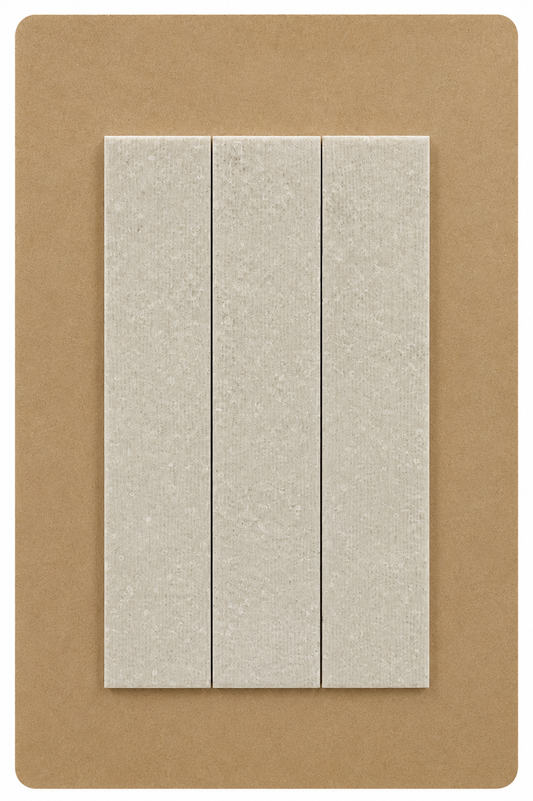 Trace White Brushed | 2.5"X12"